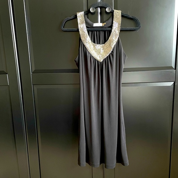 Calvin Klein Beaded Little Black Dress (S) - Picture 1 of 3